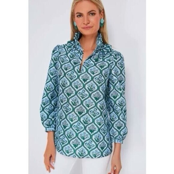 Tuckernuck Tops - Tuckernuck Medallion Bouvier Blouse Top